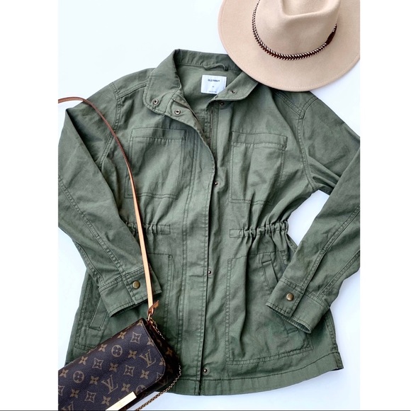 Old Navy Jackets & Blazers - Old Navy Twill Utility Jacket Olive Green Size XS